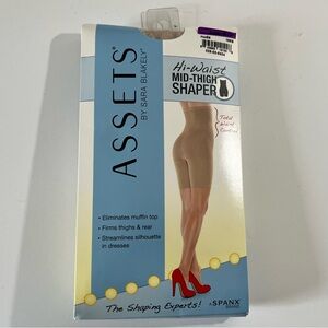 Assets by Sara Blakely Mid-Thigh Shaper Size 5 Nude